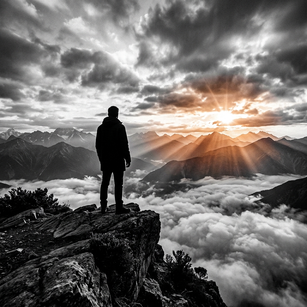 Summit overlook at dawn
